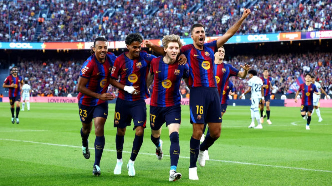 Barcelona Hajar Getafe 3-0, Jaga Rekor Sempurna dan Kokoh di Puncak La Liga
