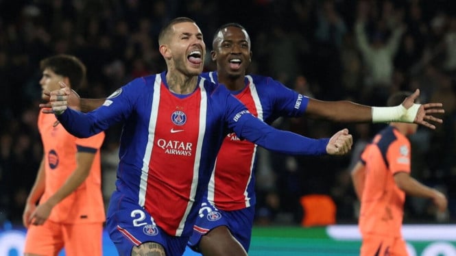 PSG menghancurkan Barcelona 4-2 di laga Liga Champions UEFA.