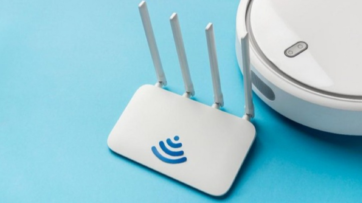 Ilustrasi router wifi