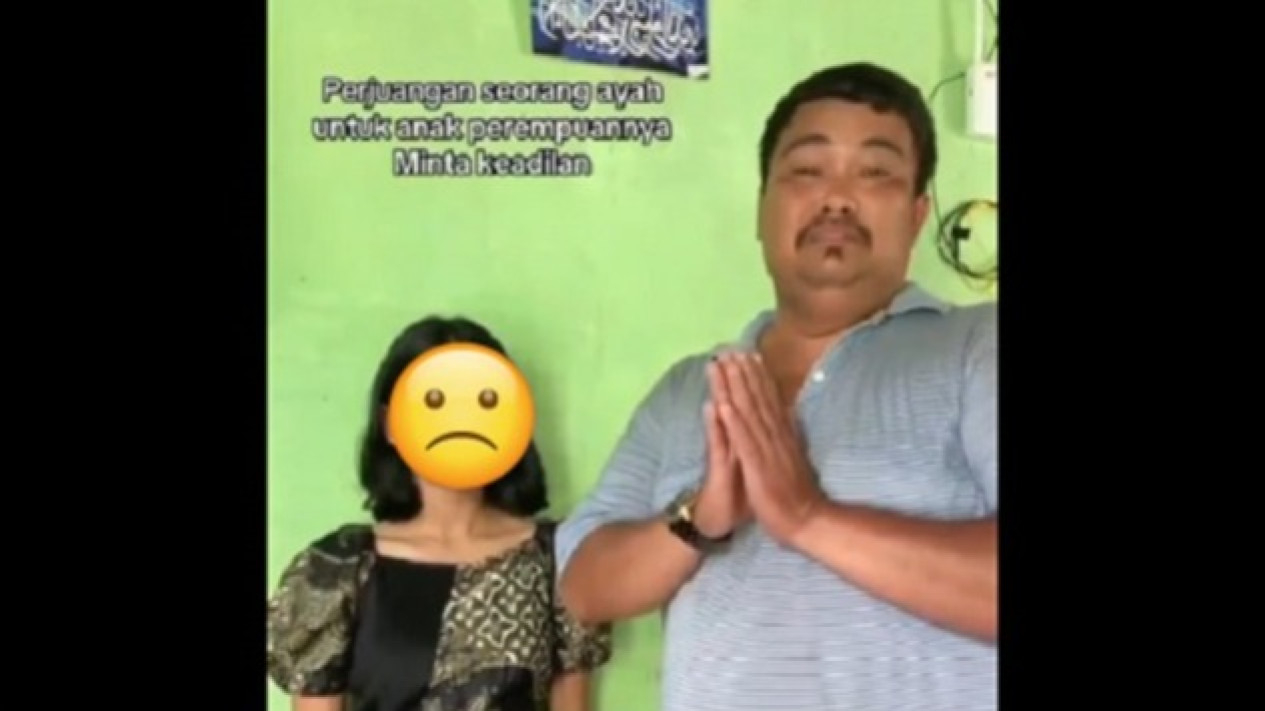 Foto Tragis, Jadi Korban Video Porno Anak Ketua Kadin Padangsidempuan,  Siswi SMP Ini Malah Jadi Tersangka