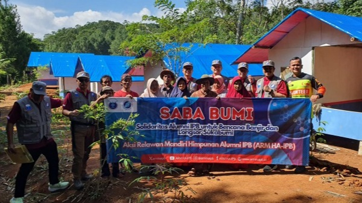 Aksi kemanusiaan alumni IPB di Sukabumi