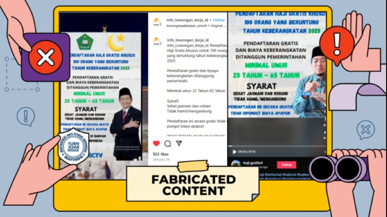 Kemenag tegaskan hoaks soal pendaftaran haji gratis 100 orang