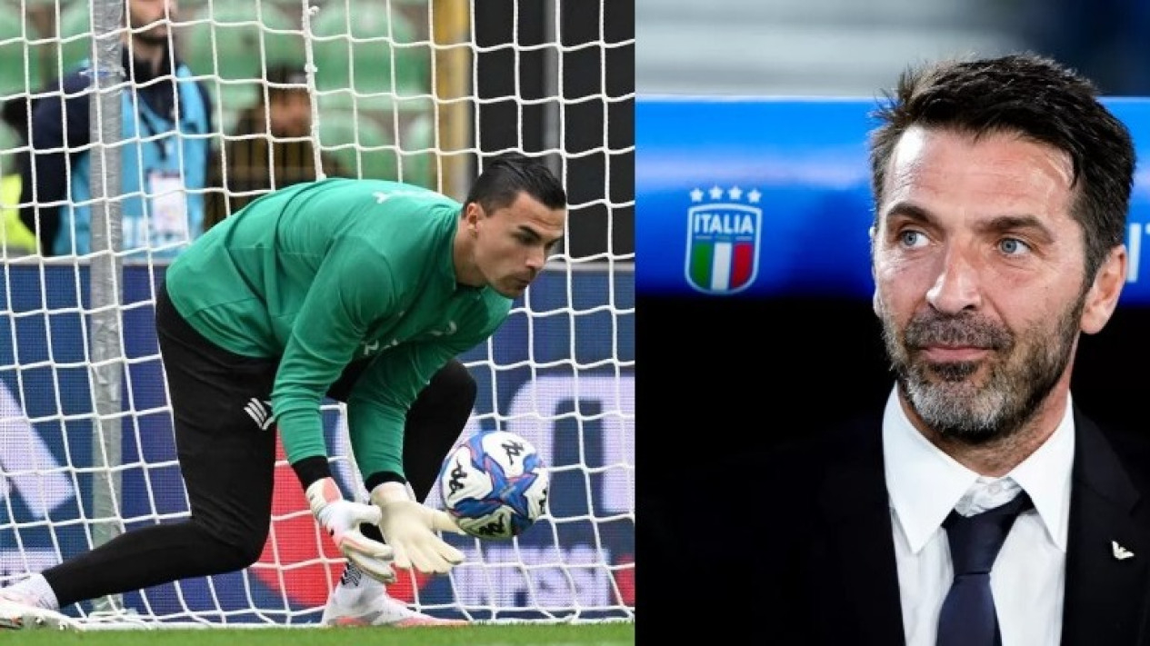 Pesan dari Buffon untuk Emil Audero.