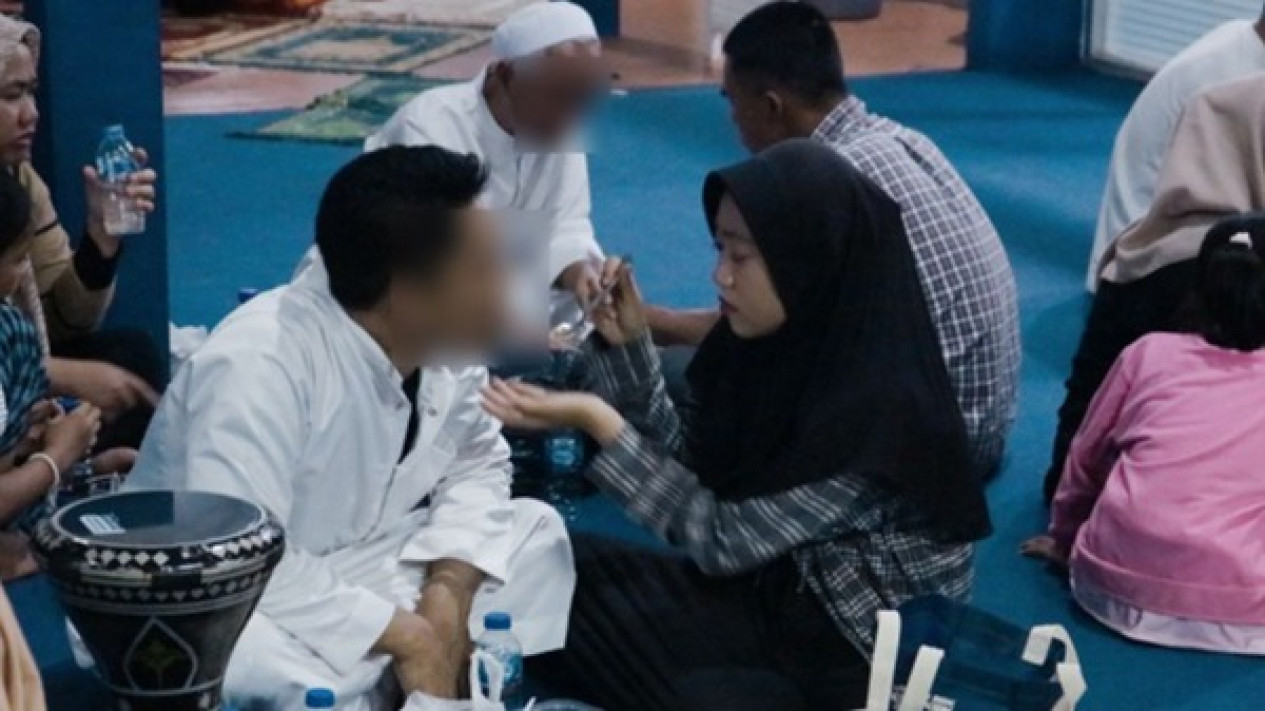 Momen napi bukber dengan keluarga di Lapas Cibinong