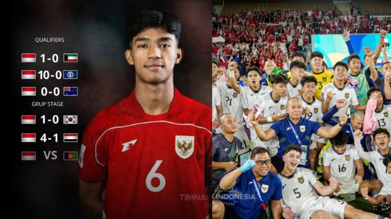 Timnas U-17 tak terkalahkan di AFC 2025