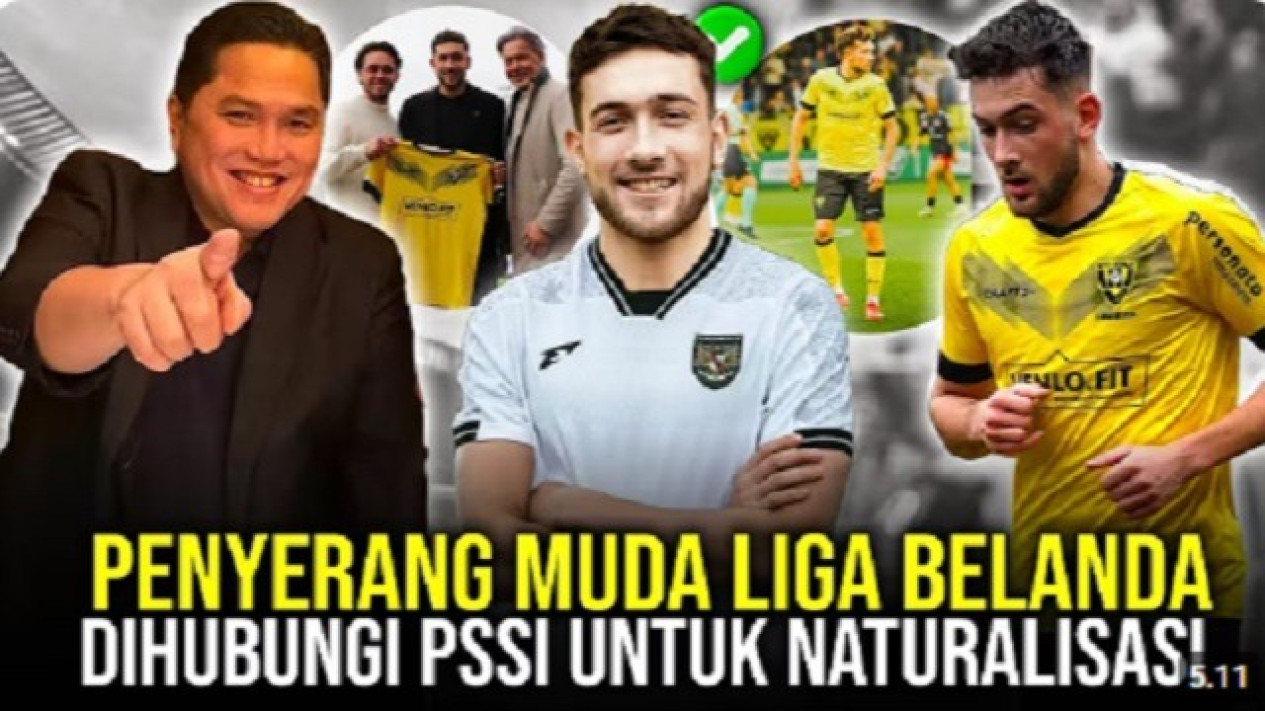 Striker TOGB, Dean Zandbergen diincar Timnas Indonesia