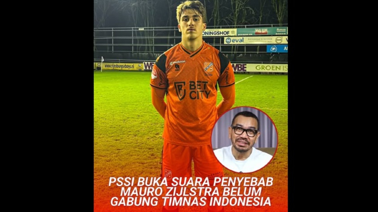 Mauro Zijlstra gagal gabung Timnas Indonesia