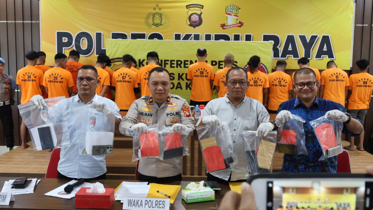 Polres Kubu Raya ciduk 7 pelaku pengedar narkoba