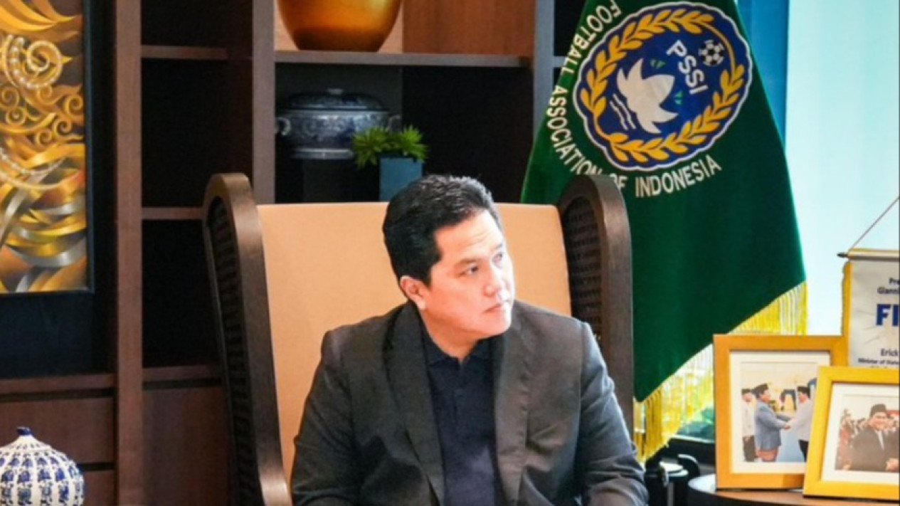 Ketua Umum PSSI, Erick Thohir.