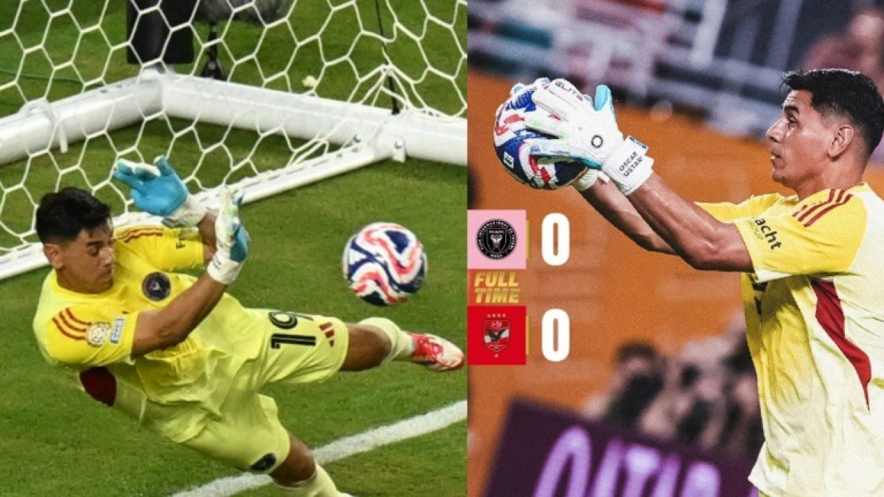 Oscar Ustari, kiper Inter Miami.