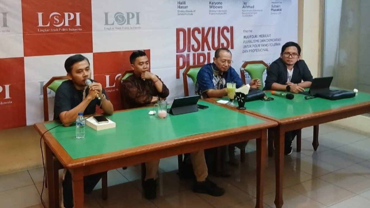 Potret momen Diskusi Publik RUU Polri