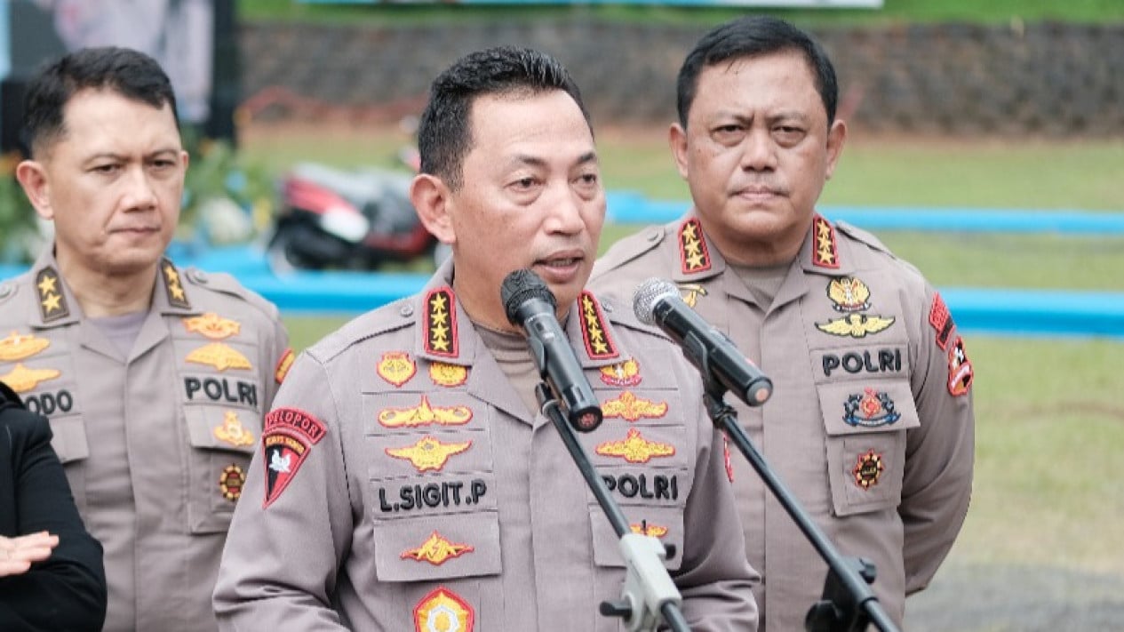 Kapolri Jenderal Listyo Sigit di Brimob