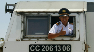 Masinis kereta api. Masinis kereta api.