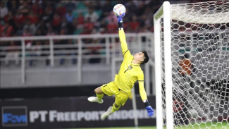 Kiper timnas Indonesia Nadeo Argawinata Kiper timnas Indonesia Nadeo Argawinata