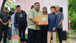 Jurnalis IJTI Bogor Raya Santunan Anak Yatim