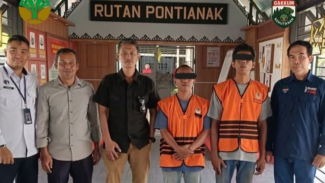 SPORC Kalbar amankan dua pelaku ilegal logging