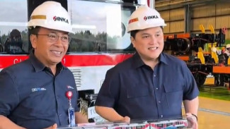 Erick Thohir Kunker ke Pabrik PT INKA Banyuwangi, Tinjau Progres Pembangunan Fasilitas Produksi