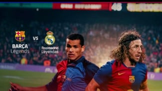 Barca Legends akan Bertanding dengan Real Madrid Leyendas di SUGBK