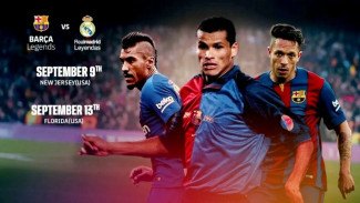 Barcelona Legends vs Real Madrid Leyendas Duel Dua Kali di Amerika Serikat, Ini Tanggal dan Lokasinya