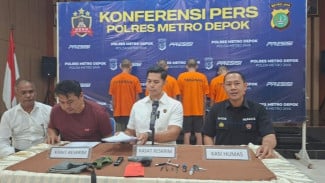 Polisi Ringkus Komplotan Curanmor Berpistol di Depok, 1 Tersangka Masih ABG