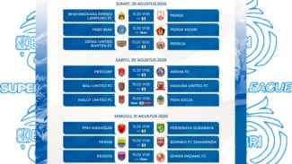 Daftar Laga Pekan 4 BRI Super League yang Disiarkan Langsung di Televisi