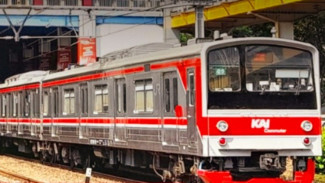 Ada Kerumunan Massa, Perjalanan KRL Rangkasbitung - Tanahabang Cuma Sampai Stasiun Kebayoran dan Palmerah