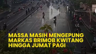 Kondisi Terkini Mako Brimob Kwitang, Gas Air Mata Kembali Terlihat Pagi ini?