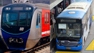 Rp1 Tarif MRT Jakarta dan Transjakarta Selama Tujuh Hari