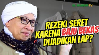 Benarkah Baju Dijadikan Lap Bikin Rezeki Seret? Begini Jawaban Buya Yahya