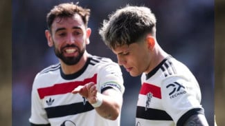 Bruno Fernandes Ungkap Sikap Garnacho saat di Manchester United