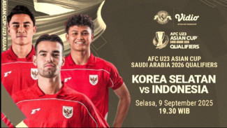 Jadwal dan Live Streaming Timnas U-23 Vs Korea Selatan di Kualifikasi Piala Asia U-23