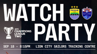 Hadapi Persib di ACL Two, Lion City Sailors Ajak Fansnya Nonton Bareng di Singapura