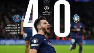 Keperkasaan PSG di Liga Champions Bikin Atalanta Melongo, Khvicha Kvaratskhelia Dinobatkan Jadi Man of The Match