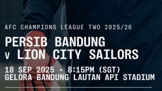 Susunan Pemain Persib vs Lion City Sailors di ACL Two, Eliano Reijnders Main Sejak Awal, Thom Haye dan Beckham Cadangan