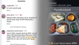 Jadi Sorotan dan Viral di Media Sosial Gegara Menu MBG, Begini Kata Kepala SPPG dan Ahli Gizi Mampang 1 Depok