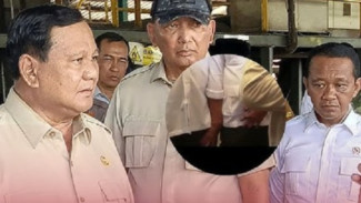 Gelagat Aneh Bahlil Ketika Prabowo Singgung Tambang Ilegal, Oalah Tangannya Main