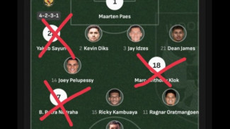 Rating Terendah 3 Pemain Timnas Indonesia vs Arab Saudi, Warganet Sebut Kluivert Biang Kerok