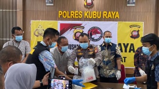 Polres Kubu Raya Musnahkan 2 Kg Narkoba hasil Ungkap di Bandara Supadio