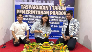 Bison Indonesia gelar syukuran satu tahun pemerintahan Prabowo