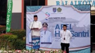Merinding, Ini Sambutan Wali Kota Depok Supian Suri di Upacara Peringatan Hari Santri 2025