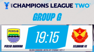 Susunan Pemain Persib vs Selangor FC di Grup G ACL Two, Kick-off 19.15 WIB