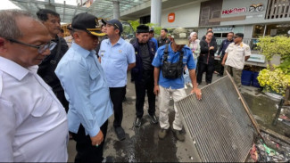 Supian Suri Gerak Cepat Atasi Genangan di Detos, Minta Normalisasi dan Pengawasan Ketat