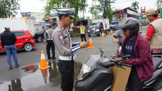Operasi Zebra Kapuas 2025, Ditlantas Polda Kalbar Tilang 29 Pengendara