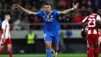 Quattrick Mbappe Samai Rekor Ronaldo, Real Madrid Menang Dramatis 7 Gol atas Olympiacos