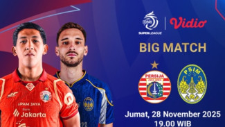 Duel Istimewa Nanti Malam, Begini Prediksi dan Susunan Pemain Persija Jakarta vs PSIM Yogyakarta