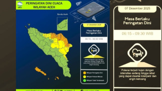 BMKG Aceh Keluarkan Peringatan Dini Cuaca Ekstrem, Warga Diminta Siaga