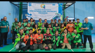 Perhimpunan O2 Berdiri, Ojek Online Ikut Program  BPJSTK