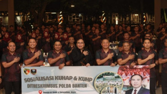 Ditreskrimsus Polda Banten Perkokoh Solidaritas dan Integritas Melalui Family Gathering