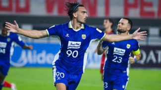Kegagalan Penalti Dibayar Andrew Jung Lewat Sundulan Tendangan Sudut, Babak Pertama Persib Unggul 1-0