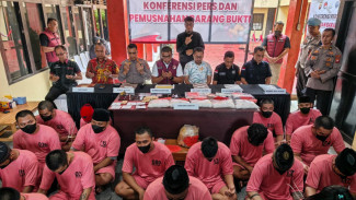 Polda Kalbar Musnahkan 7.932 Kg Narkoba, 95 Ribu Jiwa Terselamatkan